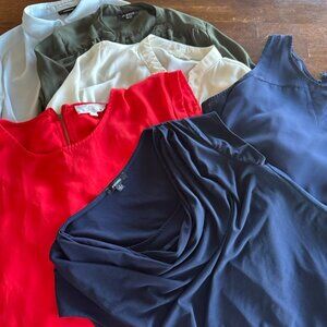 Women’s Dress Top Bundle Lot of 6 | Size Small | Premise, A.Byer, Mine, Pink Ros